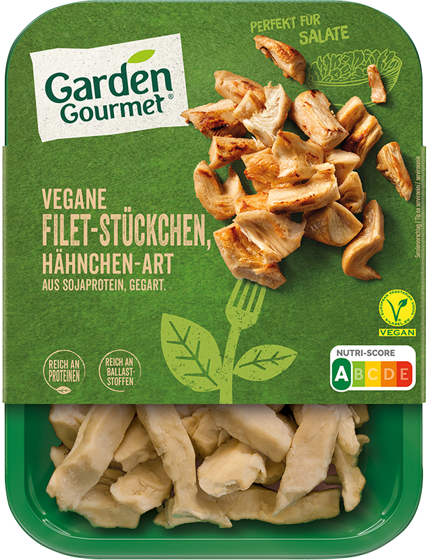 Vegane FiletStückchen HähnchenArt Garden Gourmet